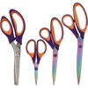4pc Purple W/ Orange Inlays