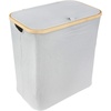 image:imageFoldable Bamboo Laundry Hamper with Lid  Decor Essentials for Any Room  Large  Rectangular  BrownExtra Large