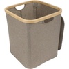 image:imageFoldable Bamboo Laundry Hamper with Lid  Decor Essentials for Any Room  Medium  Square  GrayBrown