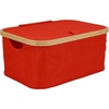 Red with Lid