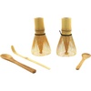 image:imageJapanese Matcha Tea Whisk Set  Two Bamboo Chasens Green Tea Whisk  Small Scoop  Chashaku for preparing Matcha  Tea Spoon2 Sets