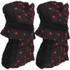 08 Polka Dot Black Red