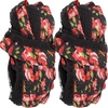 11 Black Red Flora
