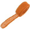 image:imageJubileeYarn 15 Wide 10 Yard Orange Burlap Fabric Craft Ribbon Roll 20 Pieces