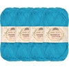 image:imageJubileeYarn Baby Soft Bamboo Cotton Yarn  50gSkein  Watermelon  4 Skeins409 Clear Waters