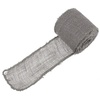 image:imageJubileeYarn Burlap Fabric Craft Ribbon Rolls  3 Inches Wide 10 Yards Long  Grey  30 Rolls