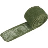 image:imageJubileeYarn Burlap Jute Craft Ribbon  3 x 10 Yards  Pumpkin  3 RollsGreen