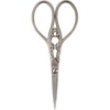 image:imageJubileeYarn Chinese Wing amp Cloud Embroidery Craft Scissors  Antique Silver  1 ScissorScrollwork  Brushed Nickel