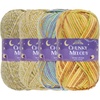 image:imageJubileeYarn Chunky Melody Yarn  100gSkein Bulky Wool Blend  Shades of Orange  4 SkeinsShades of Yellow