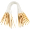 image:imageJubileeYarn Circular Bamboo Knitting Needles  24  Carbonized Brown  15 SizesNatural