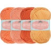 image:imageJubileeYarn Cotton Select Yarn  50gSkein Sport Weight  Blueberry Pie  4 SkeinsInspiration Assortment 89