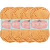 image:imageJubileeYarn Cotton Select Yarn  50gSkein Sport Weight  Light Yellow  8 Skeins509 Bright Orange