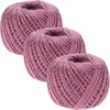 image:imageJubileeYarn Crafty Jute Twine Cord String for Artwork DIY Crafts Gift Wrapping and Gardening  675 feet 205 Meters 2mm Thick  Natural  3 Balls  3 Balls For Artwork amp DIY Crafts Gift Wrapping GardeningLight Purple