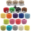 image:imageJubileeYarn Crafty Jute Twine String Jute for Artwork DIY Crafts and Gift Wrapping  675 feet 205 Meters 2 millimeters Thick  Three Balls in Shades of Purple  Three Balls For Artwork DIY Crafts Gift Wrapping 205 meters3 Natural and 12 Colors