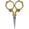 image:imageJubileeYarn Decorative Floral Embroidery Craft Scissors  Antique Silver  1 ScissorBlooming  Gold