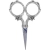 image:imageJubileeYarn Decorative Floral Embroidery Craft Scissors  Antique Silver  1 ScissorBlooming  Silver