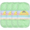 image:imageJubileeYarn Delightfully Fine Yarn  50gSkein Lace Bamboo Rayon  Pastel Pink  4 Skeins05 Minty Mint