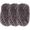 image:imageJubileeYarn Fishnet Pom Pom Yarn  100gSkein  Sandstone  3 Skeins07 Greysteel