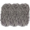 image:imageJubileeYarn Fishnet Pom Pom Yarn  100gSkein  Sandstone  3 Skeins08 Greyshade