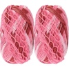 image:imageJubileeYarn Fishnet Wide Loop Yarn  150gSkein  Strawberry  2 Skeins91 Strawberry