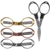 image:imageJubileeYarn Folding Scissors TSA Compliant and Portable Compact Safe Travel Scissors Stainless Steel Retractable  4 UnitsAssortment C