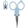 image:imageJubileeYarn Folding Scissors TSA Compliant and Portable Compact Safe Travel Scissors Stainless Steel Retractable  4 UnitsBlue Bestie