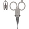image:imageJubileeYarn Folding Scissors TSA Compliant and Portable Compact Safe Travel Scissors Stainless Steel Retractable  4 UnitsGenerous Grey