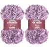 86 Lavender and White