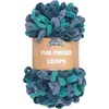 image:imageJubileeYarn Fun Finger Loops Yarn  100gSkein Jumbo Polyester  Hypnos  3 Skeins020 Poseidon