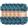 image:imageJubileeYarn Fun Finger Loops Yarn  100gSkein Jumbo Polyester  Janus  5 Skeins020 Poseidon