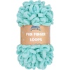 image:imageJubileeYarn Fun Finger Loops Yarn  100gSkein Jumbo Polyester  Lark  3 Skeins002 Blue