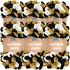 image:imageJubileeYarn Fun Finger Loops Yarn  100gSkein Jumbo Polyester Team Spirit  Brown Grey White  6 Skeins034 Black Gold White