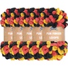 image:imageJubileeYarn Fun Finger Loops Yarn  100gSkein Jumbo Polyester Team Spirit  Maroon Gold White  5 Skeins032 Red Yellow Black