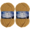image:imageJubileeYarn Halo Fables Yarn  100gSkein Bulky Polyester  North Wind Sun  2 Skeins06 Golden Egg