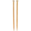 image:imageJubileeYarn Jumbo Birch Knitting Needles  US 65 30mm  16 Long  1 PairNatural