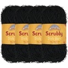 image:imageJubileeYarn Scrubby Dish Yarn  50gSkein Dishcloth Polyester  Lime Green  4 Skeins01 Black
