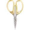 image:imageJubileeYarn Sharp Titanium Embroidery Craft Scissors wSheath  Gold  1 PairGold