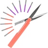 Living Coral & Purple
