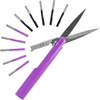 Purple & Charcoal