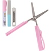 image:imageJubileeYarn TSA Compliant Portable Travel Safety Folding Scissors Set One Gold One Silver Two Thread Snips and a Fabric Measuring TapeAssortment I