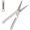 image:imageJubileeYarn TSA Compliant Push Open Folding Safety Scissors  Pink Dark Blue Grey  1 Unit EachGrey