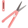 image:imageJubileeYarn TSA Compliant Push Open Folding Safety Scissors  Pink Dark Blue Grey  1 Unit EachPink
