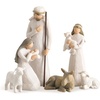 image:imageWillow Tree 6 Piece Sculpted HandPainted Nativity Starter Set  Designed by Artist Susan Lordi Build the Nativity Scene a Timeless Holiday Tradition to Display on Mantel or TabletopDeluxe Nativity
