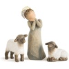 image:imageWillow Tree 6 Piece Sculpted HandPainted Nativity Starter Set  Designed by Artist Susan Lordi Build the Nativity Scene a Timeless Holiday Tradition to Display on Mantel or TabletopShepherdess