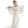 image:imageWillow Tree Angel of Harmony Figure HandPainted Flute Shelf Decor  HandPainted Angel Figurine Celebrating Friendship Nature and Everyday Blessings Sculpted by Artist Susan LordiAntique