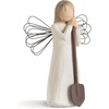image:imageWillow Tree Angel of the Kitchen Figure HandPainted Shelf Decor  HandPainted Angel Figurine Celebrating Friendship Nature and Everyday Blessings Sculpted by Artist Susan LordiAngel of Harmony