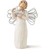 image:imageWillow Tree Just for You Angel Figure HandPainted Thank You Decor  HandPainted Angel Figurine Celebrating Friendship Nature and Everyday Blessings Sculpted by Artist Susan LordiAntique
