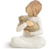 image:imageWillow Tree Kindness Girl Sculpted HandPainted Figure  Celebrates a Childs Spirit Family Grouping Keepsake Cast from a Susan Lordi Original Carving Includes Enclosure CardLighter Skin Tones  Hair Color