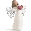 image:imageWillow Tree Sign for Love Angel Sculpted HandPainted Figure  Offering Comfort Healing Love and Caring Cast from a Susan Lordi Original Carving Keepsake with Enclosure CardRemembrance Darker Skin Angel