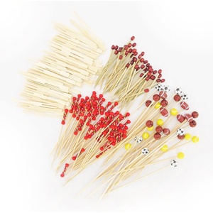 image:image400 pcs Bamboo SkewerDecorative Cocktail Picks Assortment 01 Paddle Picks Knotted Picks and Mini Forks by BambooMNAssortment 05